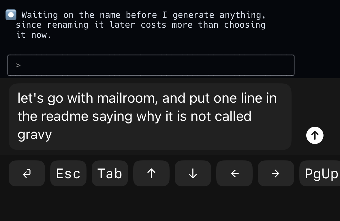Dictation running in Dazzle, with the transcribed paragraph sitting in the composer.